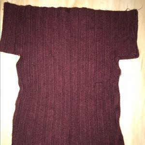 Maroon off the shoulder top from urban outfitters